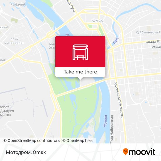 Мотодром map