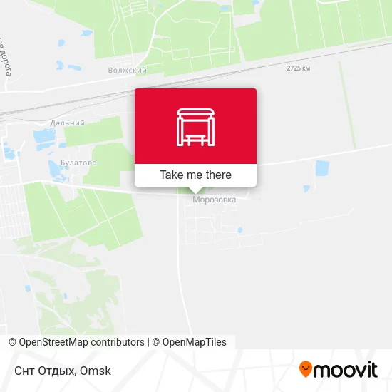 Снт Отдых map