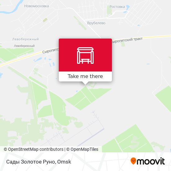 Сады Золотое Руно map