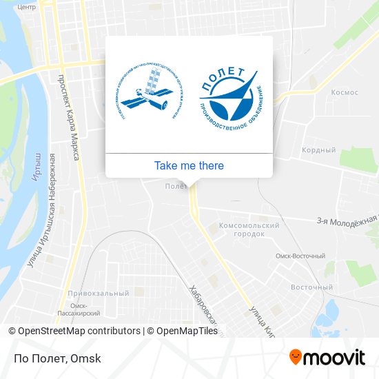 По Полет map