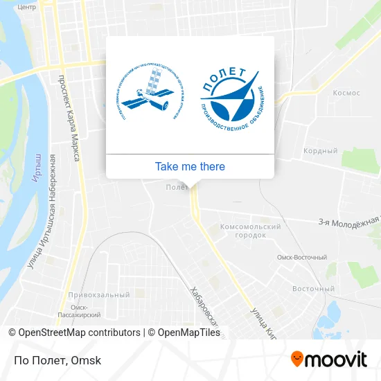 По Полет map