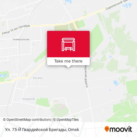 Ул. 75-Й Гвардейской Бригады map