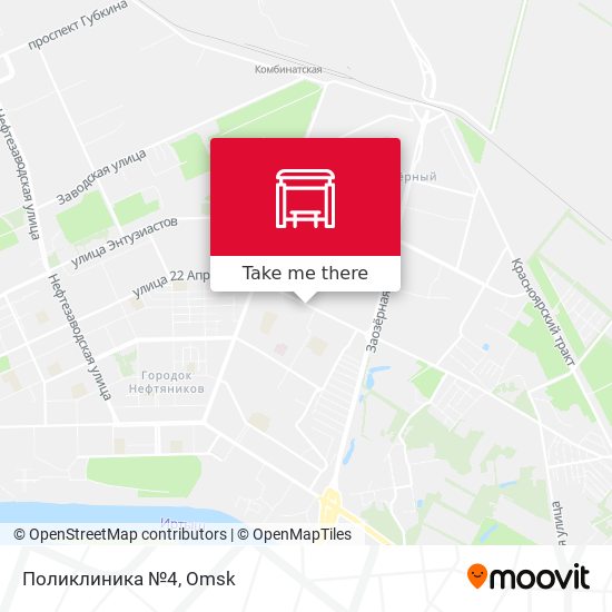 Поликлиника №4 map