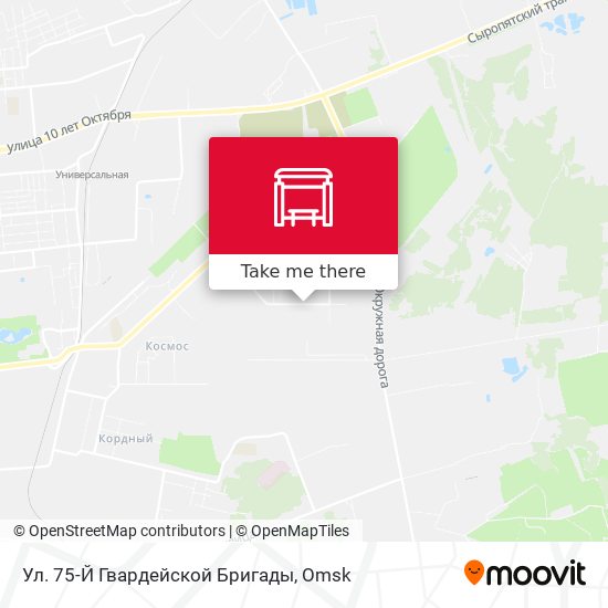 Ул. 75-Й Гвардейской Бригады map