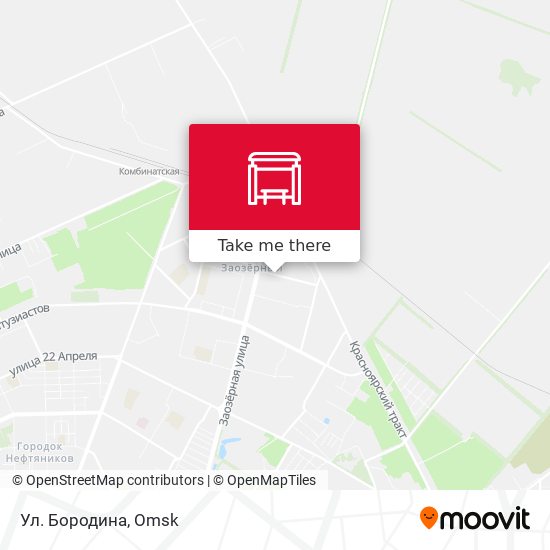 Ул. Бородина map