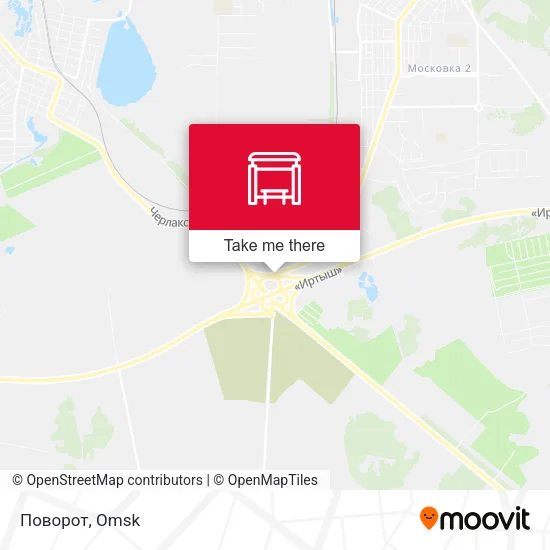 Поворот map