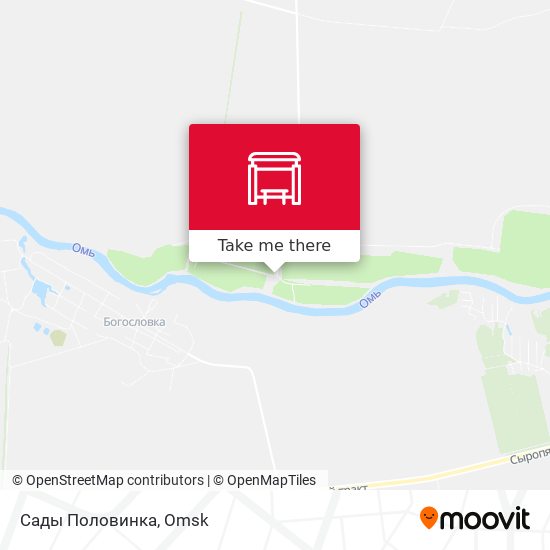 Сады Половинка map