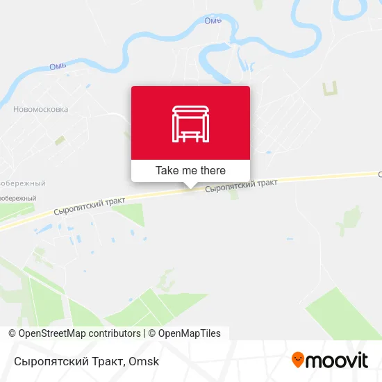 Сыропятский Тракт map