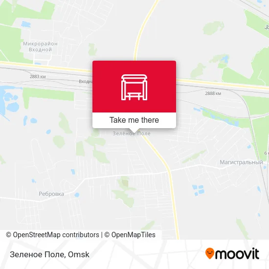 Зеленое Поле map