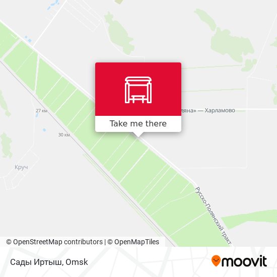 Сады Иртыш map