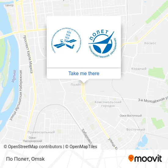 По Полет map