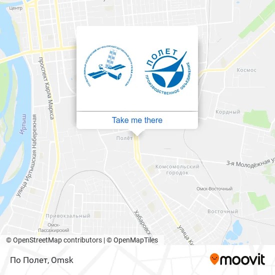 По Полет map