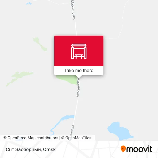 Снт Заозёрный map