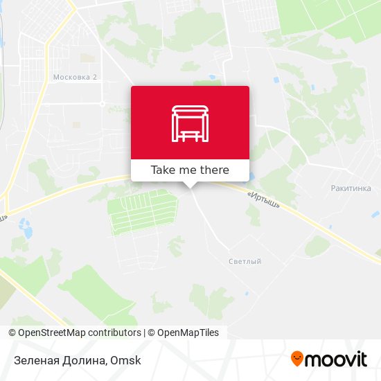 Зеленая Долина map