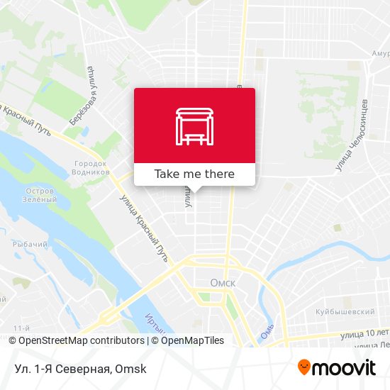 Ул. 1-Я Северная map