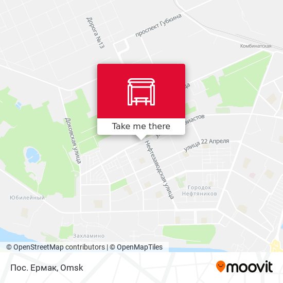 Пос. Ермак map