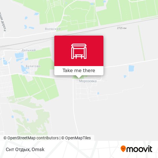 Снт Отдых map