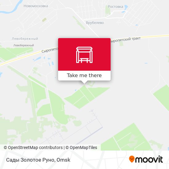 Сады Золотое Руно map