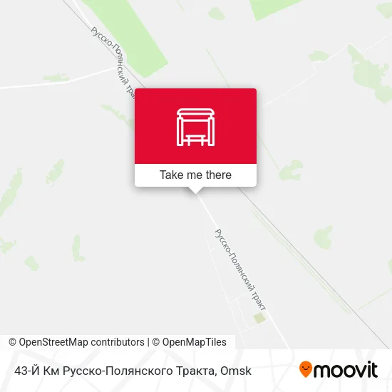 43-Й Км Русско-Полянского Тракта map