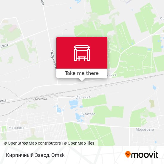 Кирпичный Завод map