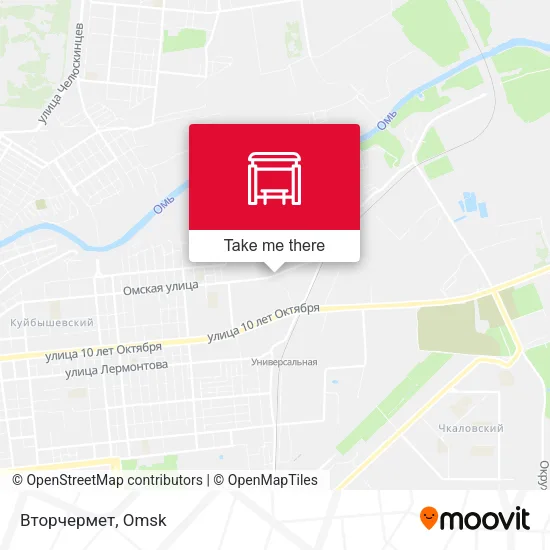 Вторчермет map
