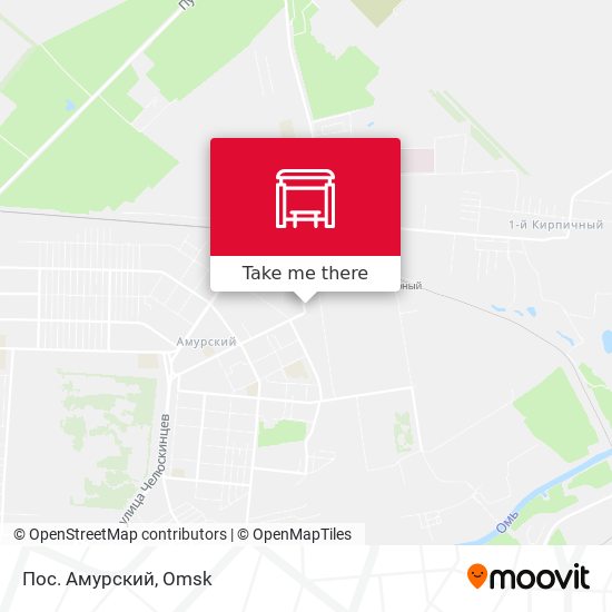 Пос. Амурский map