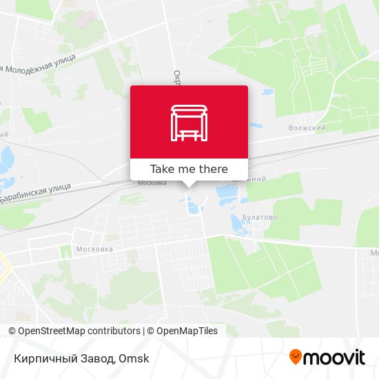 Кирпичный Завод map