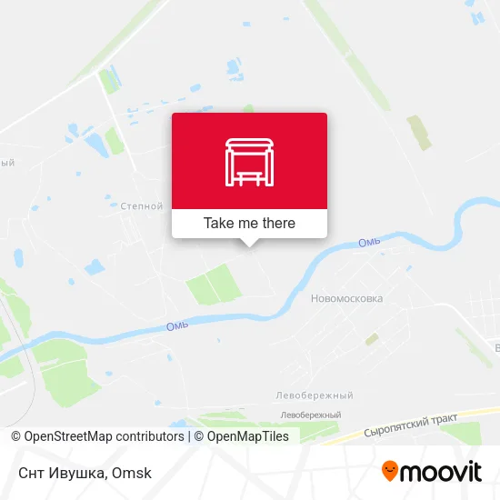 Снт Ивушка map