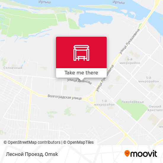Лесной Проезд map