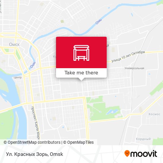 Ул. Красных Зорь map