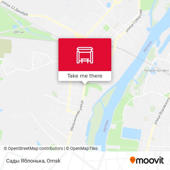 Сады Яблонька map