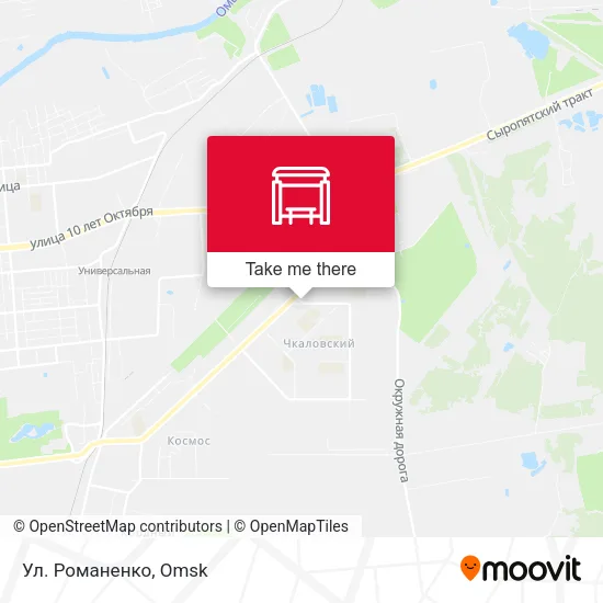 Ул. Романенко map