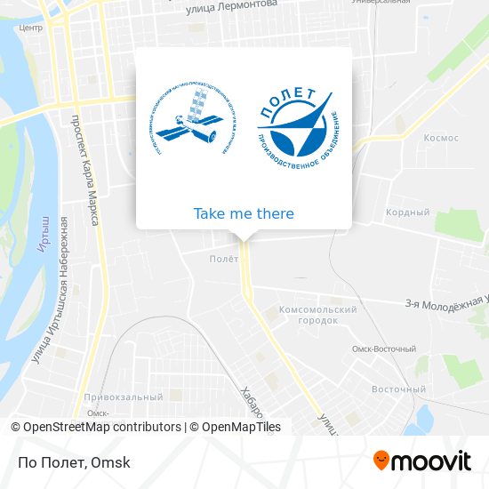 По Полет map