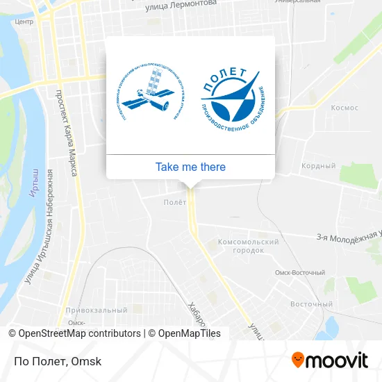 По Полет map