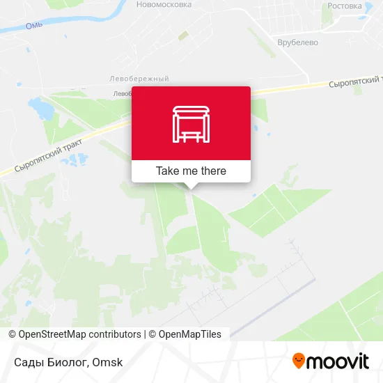 Сады Биолог map