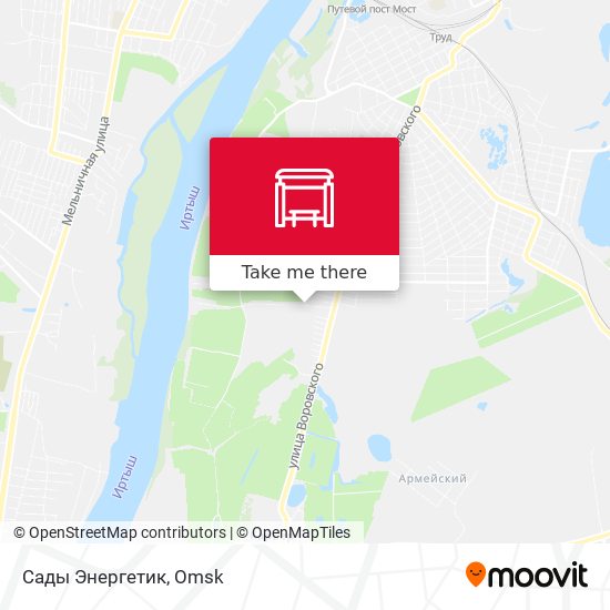 Сады Энергетик map