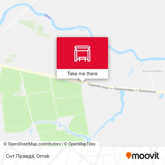 Снт Правда map