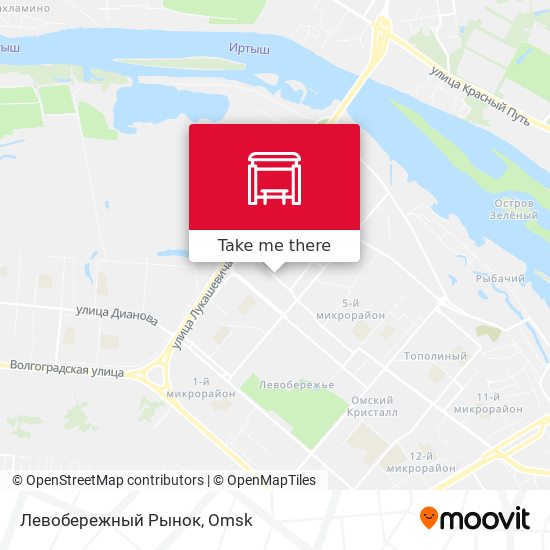 Левобережный Рынок map