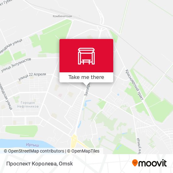 Проспект Королева map