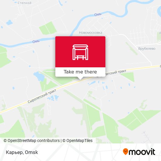 Карьер map