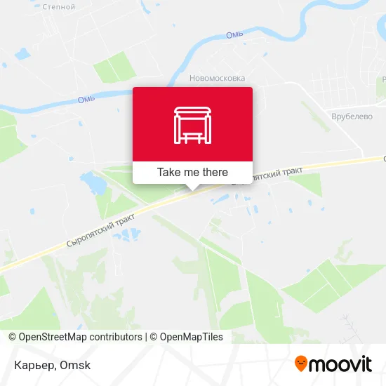 Карьер map
