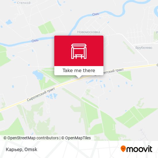 Карьер map