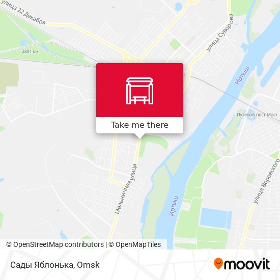 Сады Яблонька map