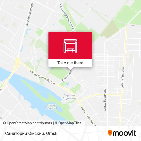 Санаторий Омский map