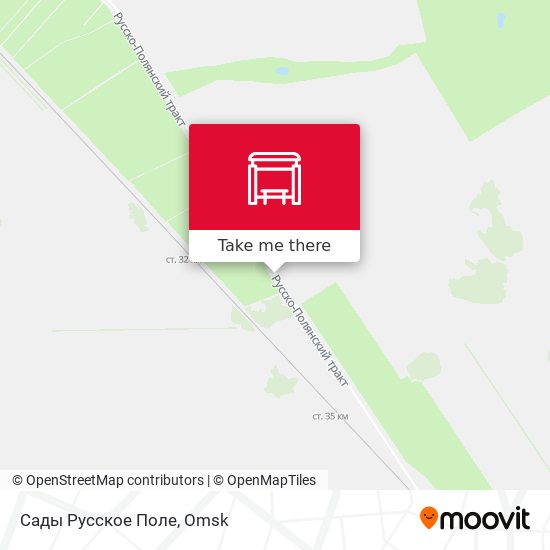 Сады Русское Поле map