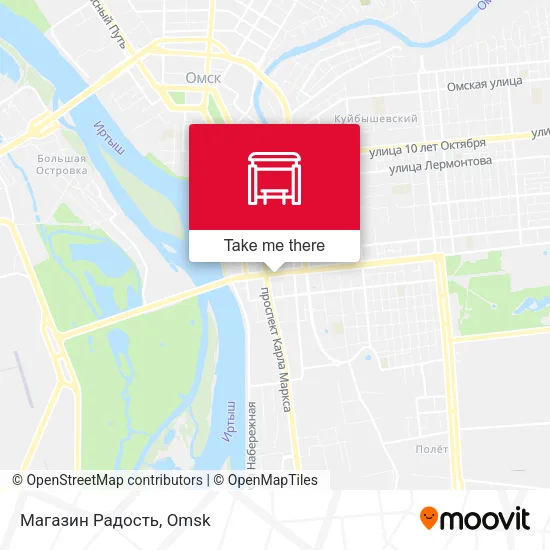 Магазин Радость map