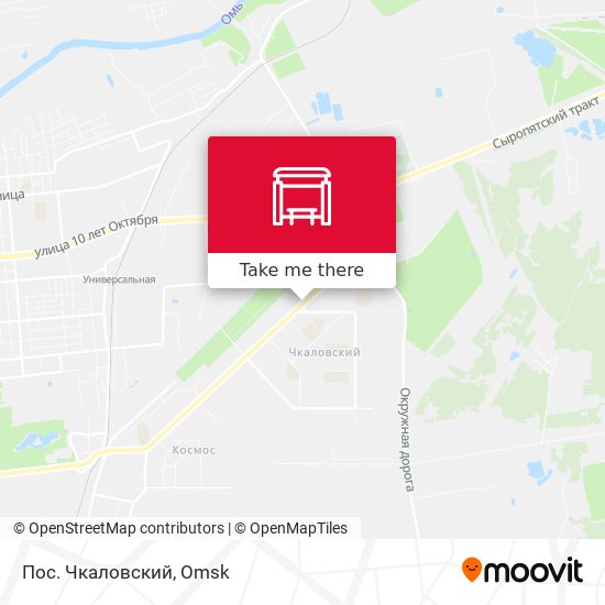 Пос. Чкаловский map