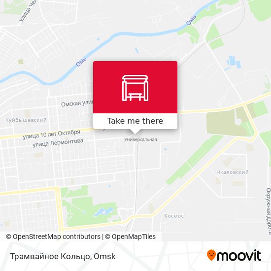 Трамвайное Кольцо map