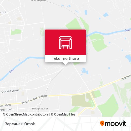 Заречная map
