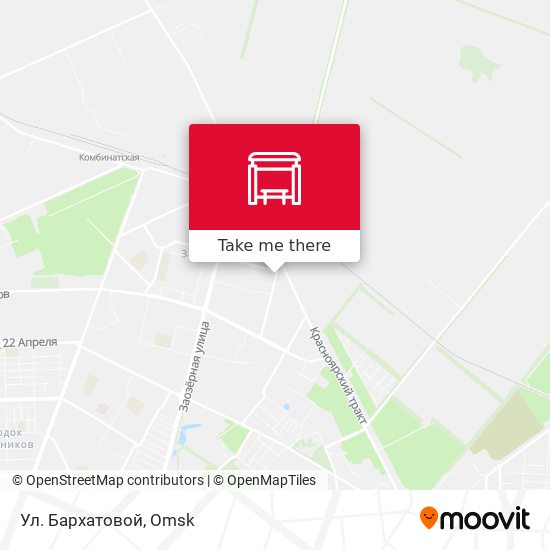 Ул. Бархатовой map